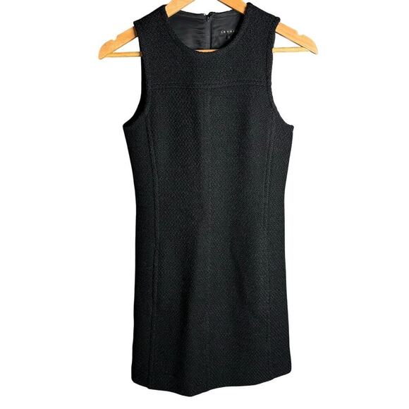 Theory Wool Blend Mini Dress Black Size 2 - Picture 1 of 4